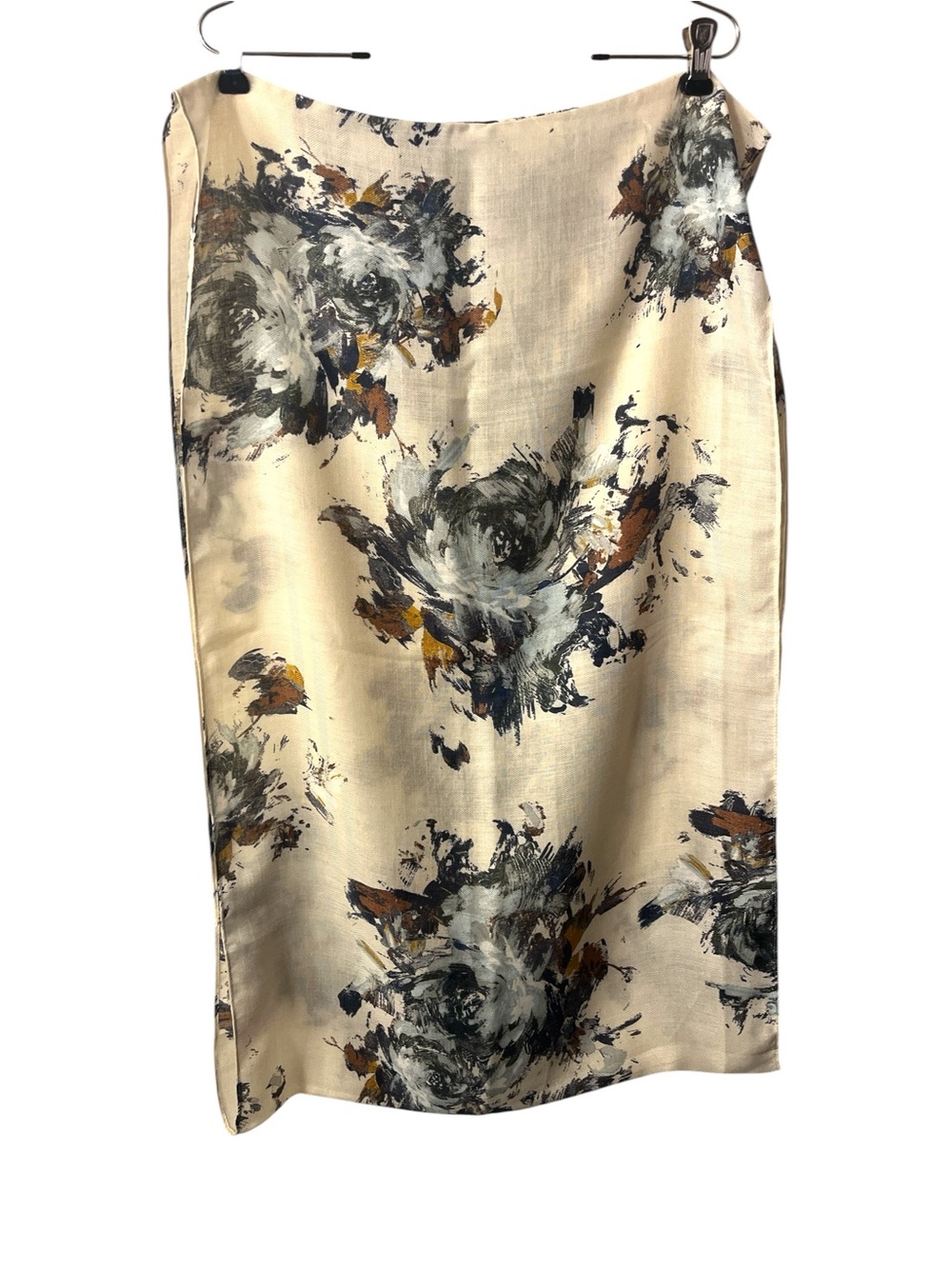 Cream Floral Wrap Scarf